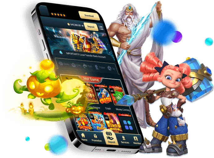 Các tính năng thưởng trong game slot như vòng quay miễn phí và Wild